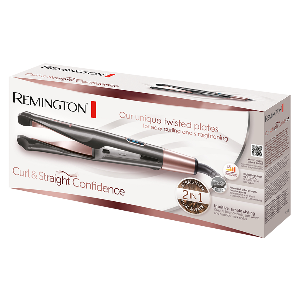 Curl Confidence 2 in 1 Straightener Remington